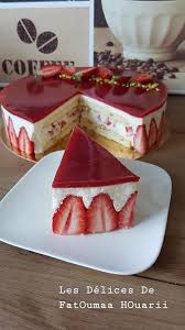 Fraisier Creme Diplomate Les Delices De Fatoumaa Houariii Carnet De Recettes Recette Fraisier Molly Cake Recette Gateaux Et Desserts