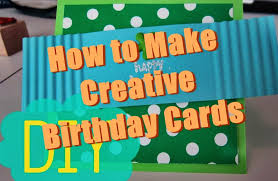 20 unique ideas to make creative birthday cards