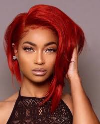 Subtle dark auburn reds and bright cherry red: 51 Best Hair Color For Dark Skin That Black Women Want 2019 Hair Color For Dark Skin Cool Hairstyles Cool Hair Color