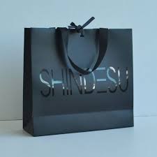 Wholesale 1000pcs Lot Customized Shopping Bag Logo With Wide Ribbon Handle Paper Gift Bag With Luxury Paper Bag Custom Shopping Bags Paper Gift Bags