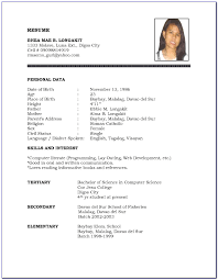 The brendon resume template, a simple resume format in word is yet another choice worthy of it also includes a template for a cover letter. Simple Resume Format Sample Download Vincegray2014