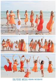 Orange Beach Bridesmaids Wedding Ideas For Brides Grooms Parents Planners Https Itu Beach Bridesmaids Bridesmaid Colors Orange Bridesmaid Dresses