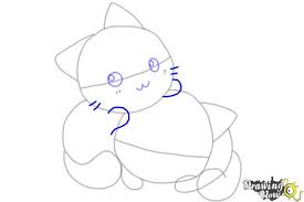 Keep in mind that the character's head should be the same size as the rest of the entire body. How To Draw Chibi Cats Drawingnow