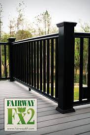 I have installed many different aluminum deck railing systems some of which were very advanced and looked very neat and clean. Pin By Judy Wu On Fx2 Composite Railing Deck Railings Building A Deck Decks And Porches