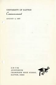 1957 August Commencement