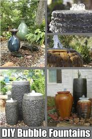 Diy Bubble Fountain In A Pot Diy Water Feature Fountains Outdoor Water Features In The Garden