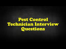 Smart answers to interview questions. Pest Control Technician Interview Questions Youtube