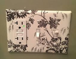 Black And White Contact Paper Dollar Tree Light Switch Or Outlet Cover Makeover Using Contact Paper From The Dollar Tree Use An Exacto Diy Furniture Bedroom Diy Apartment Decor Dollar Tree Diy Crafts