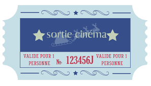 Non personnalisable en ligne, disponible en. Boite Magique De Noel Billets De Cinema A Imprimer