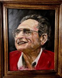 My latest framed oil painting 8 x 10 inches. Howard Finster. What do you  think?