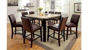 Pub sets come with a number of attractive and functional design features to suit any space. Torino Square Marble Top Pub Table Set