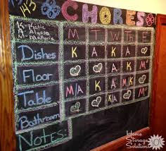 Create Kids Chore Chart To Get Whole Family Involved In