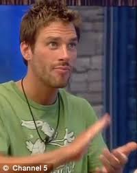 Big Brother 2011: Aaron helps a thong-clad Maisy James apply fake tan