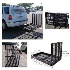 Even with a family sized car, legroom and even with a family sized car, legroom and storage space can quickly be eaten up by luggage. Trailer Hitch Cargo Carrier With Ramp Off 65