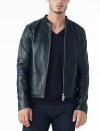 A|x armani exchange leather jackets. Armani Exchange Clean Front Leather Jacket Leather For Men A X Online Store