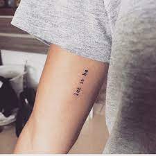 Quote tattoos are an excellent way to express yourself without uttering a word. 42 Tattoo Quotes That Will Make You Irresistible Tiny Tattoo Inc