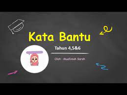 Ucapan selamat ulang tahun untuk anak ini sarat akan doa, harapan serta curahan hati. Bm Tahun 4 5 6 Kata Bantu Youtube