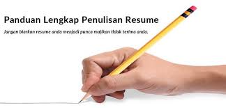 Contoh Resume Terbaik 2022 Format Baru Mohon Kerja