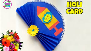 Our unique gift ideas for holi include mithai, sweets, holi gift hampers, holi color pack, holi gifts for kids, holi gifts for married daughters, online holi gifts and more on holifestival.org. Holi Card Making Beautiful Handmade Holi Card Idea How To Make Customized Greeting Card Youtube