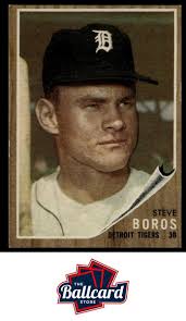1962 Topps #62 Steve Boros