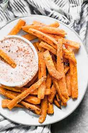 Sweet Potato Fries Recipe In 2020 Homemade Sweet Potato Fries Sweet Potato Fries Air Fryer Sweet Potato Fries