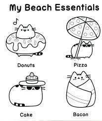 Printable pusheen the cat doodle coloring page. 11 Pusheen Coloring Pages Ideas Pusheen Coloring Pages Coloring Pages Cat Coloring Page