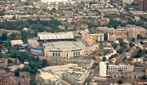 There are two bus stops outside stamford bridge on the fulham road. Chelsea Fc Stamford Bridge Stadium Guide English Grounds Football Stadiums Co Uk