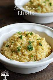 Creamy Parmesan Risotto Recipe Food Dishes Recipes Risotto Recipes