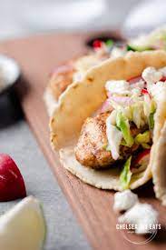 Place baking sheet into oven and bake for 10 minutes until the fish is opaque throughout. Walleye Fish Tacos With Radish Slaw Chelsea Joy Eats