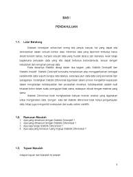 Permasalahan statistik hananto sigit (1966) dlm anas sudijono mengemukakan adanya 3 permasalahan dasar dlm statistika : Makalah Statistik Deskriptif Dan Diferensial