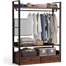 Enter the freestanding closet system! Tribesigns Free Standing Closet Organizer