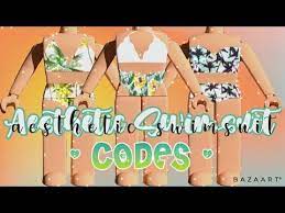 Aesthetic Swimsuit Codes Roblox Bloxburg Youtube Coding Roblox Swimming Outfit All of coupon codes are verified and tested today!.searching for. aesthetic swimsuit codes roblox