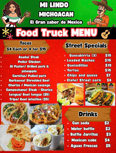 Mi Lindo Michoacan Food Truck — Mexican restaurant food truck in Conyers, Georgia