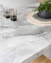 kaboodle kitchen on instagram meet oyster swirl our new grey marble look laminate gloss benchtop ready and oysters benchtops moving a heavy island
