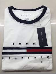 加拿大Tommy Hilfiger男女同款纯棉短袖圆领T恤情侣装-Taobao