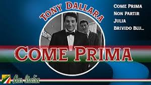 Tony Dallara Come Prima Italian Songs Youtube