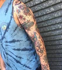 Common sleeve tattoo themes include tribal markings, floral designs, traditional japanese art and celtic knotwork. 50 Traditional Tattoo Sleeve Designs You Need To See Outsons Men S Fashion Tips And Style Guide For 2020