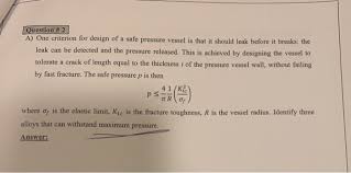 Top tracks, just type in the search query !top (without quotes). Solved Question 2 A One Criterion For Design Of A Safe Chegg Com