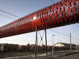 Railway Footbridge At Roche Sur Yon Jidipi