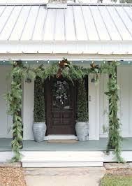 Modern Farmhouse Christmas Home Tour Christmas Porch Christmas Porch Decor Farmhouse Christmas