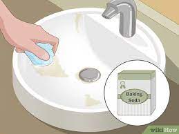 Allow this to set for 5 minutes or so. How To Clean And Shine A Porcelain Sink 10 Steps With Pictures