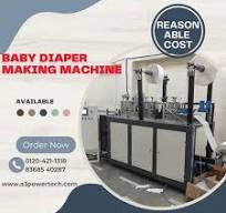 Diaper Making Machine - Semi Automatic Baby Diaper Making ...