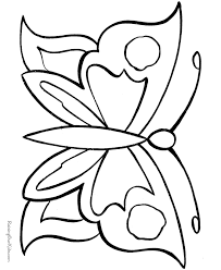 The age of butterfly is 2 or 4 weeks. Butterfly Coloring Pages Kids Coloring Home