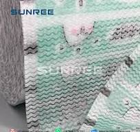 Custom Printed Wave Embossed Nonwoven Frontal Tape For Baby Diaper