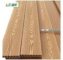 3D Embossed Wood Grain PatternWPC Wood Plastic Flooring Composite Floor  Deck Decking Boards
