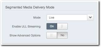 You can start streaming automatically or manual during conference. Segmented Media Delivery Mode And Amd