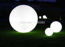 Hot Sale Diameter 50cm Waterproof Led Ball Glowing Plastic Furniture For Indoor Garden Lawn Swimming Pool Decoration Chi Pool Decor Globe Lights Ball Lights