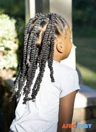 2 Strand Box Twists With Rubber Banded Front Natural Hair Style Inspiration For Kids Na Natural Hairstyles For Kids Natural Hair Styles Natural Hair Twists