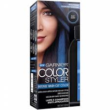 It won't necessarily ruin your natural hair color, but it may alter it for. Garnier Color Styler Intense Wash Out Haircolor Blue Burst 1 7 Fl Oz Shop Your Way Online Shopping Earn Points On Tools Appliances Electronics More
