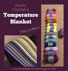 create kids couture temperature blanket